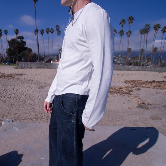 Basic White Tee : Long Sleeve